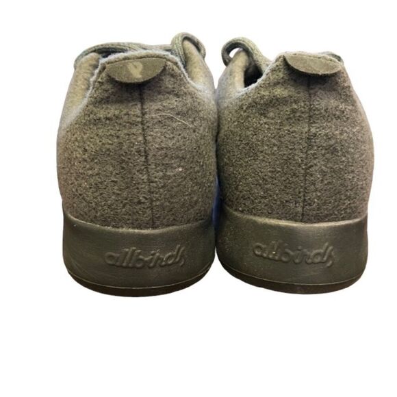 Allbirds Wool Runners Ladies Dark Sage Green Laced Size 9 - Picture 6 of 10